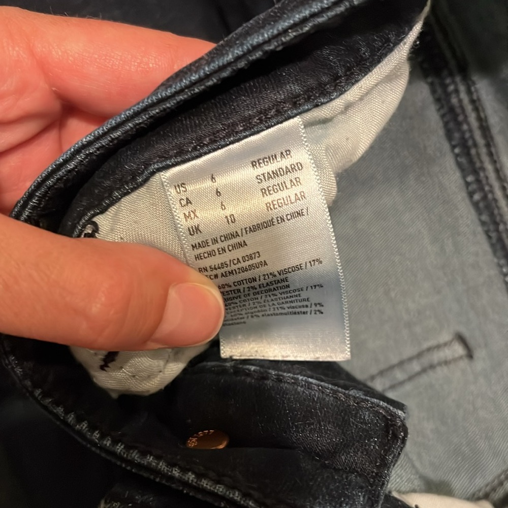 American eagle super stretch x high waisted skinny jeans - Picture 4 of 5